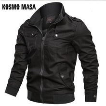 Load image into Gallery viewer, KOSMO MASA Cotton Bomber Jacket Men Windbreaker Army Military 2019 Spring Autumn Casual Men&#39;s Coats And Jackets For Men MJ0087