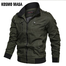 Load image into Gallery viewer, KOSMO MASA Cotton Bomber Jacket Men Windbreaker Army Military 2019 Spring Autumn Casual Men&#39;s Coats And Jackets For Men MJ0087