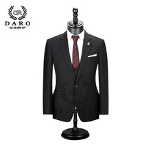 Load image into Gallery viewer, 2019 DARO Men Suits  Slim Fit Jacket pants vest for Business Work and weeding Wear  3Pcs Set DR6158