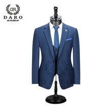 Load image into Gallery viewer, 2019 DARO Men Suits  Slim Fit Jacket pants vest for Business Work and weeding Wear  3Pcs Set DR6158