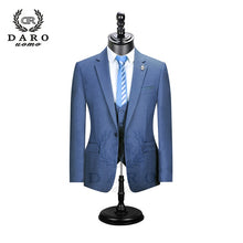 Load image into Gallery viewer, 2019 DARO Men Suits  Slim Fit Jacket pants vest for Business Work and weeding Wear  3Pcs Set DR6158
