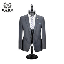 Load image into Gallery viewer, 2019 DARO Men Suits  Slim Fit Jacket pants vest for Business Work and weeding Wear  3Pcs Set DR6158
