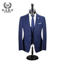 Load image into Gallery viewer, 2019 DARO Men Suits  Slim Fit Jacket pants vest for Business Work and weeding Wear  3Pcs Set DR6158