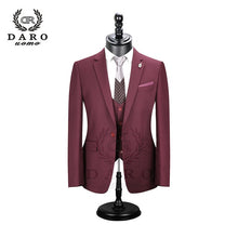 Load image into Gallery viewer, 2019 DARO Men Suits  Slim Fit Jacket pants vest for Business Work and weeding Wear  3Pcs Set DR6158