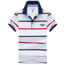 Load image into Gallery viewer, 2019 New Arrival brand polo shirt men 3D Embroidery striped long sleeve men polo shirt high quality cotton camisas polo shirt