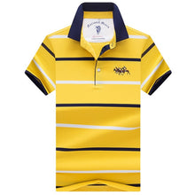 Load image into Gallery viewer, 2019 New Arrival brand polo shirt men 3D Embroidery striped long sleeve men polo shirt high quality cotton camisas polo shirt