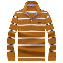 Load image into Gallery viewer, 2019 New Arrival brand polo shirt men 3D Embroidery striped long sleeve men polo shirt high quality cotton camisas polo shirt