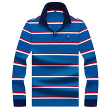 Load image into Gallery viewer, 2019 New Arrival brand polo shirt men 3D Embroidery striped long sleeve men polo shirt high quality cotton camisas polo shirt