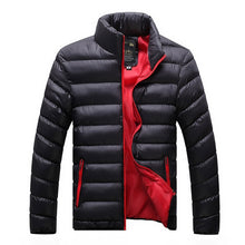 Load image into Gallery viewer, LBL Winter Autumn Jacket Men Windbreaker Solid Mens CoatStreetwear Windproof Zipper Overcoat Male Fashion Warm Parka Jackets Man
