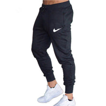Load image into Gallery viewer, Mens Joggers Casual Pants Fitness Male Sportswear Tracksuit Bottoms Skinny Sweatpants Trousers Black Gyms Joggers Track Pants