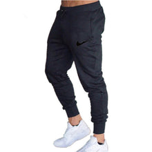 Load image into Gallery viewer, Mens Joggers Casual Pants Fitness Male Sportswear Tracksuit Bottoms Skinny Sweatpants Trousers Black Gyms Joggers Track Pants