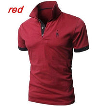 Load image into Gallery viewer, 2019 di Es2019 Summer Men&#39;s Polo Multi-Color Deer Polo Shirt Men&#39;s Short Sleeve Slim Fit Tops