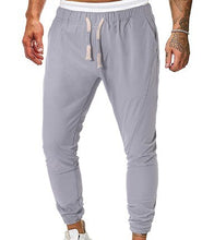 Load image into Gallery viewer, PUIMENTIUA 2019 Fashion Mens Autumn Sweatpants Full Length Casual Solid Slim Elastic Waist Streetwear Joggers Homme Sweat Pants