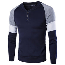 Load image into Gallery viewer, ZOGAA Spring Autumn Men Polo Shirt Men Cotton Long Sleeve Polo Shirt Male Casual Slim Fit Patchwork O Neck Sweatshirts 2019 NEW