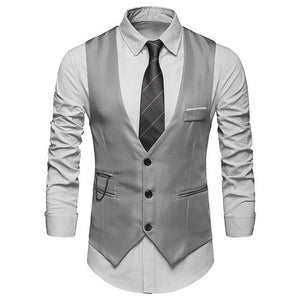 HEFLASHOR 2019 Men's Fashion Slim Suits Men's Business Casual Clothing Groomsman Three-piece Suit Blazers Jacket Pants Sets