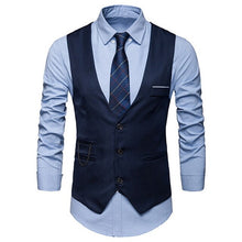 Load image into Gallery viewer, HEFLASHOR 2019 Men&#39;s Fashion Slim Suits Men&#39;s Business Casual Clothing Groomsman Three-piece Suit Blazers Jacket Pants Sets