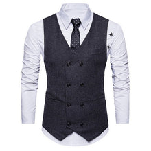 Load image into Gallery viewer, HEFLASHOR 2019 Men&#39;s Fashion Slim Suits Men&#39;s Business Casual Clothing Groomsman Three-piece Suit Blazers Jacket Pants Sets