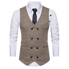 Load image into Gallery viewer, HEFLASHOR 2019 Men&#39;s Fashion Slim Suits Men&#39;s Business Casual Clothing Groomsman Three-piece Suit Blazers Jacket Pants Sets