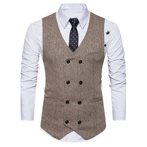 HEFLASHOR 2019 Men's Fashion Slim Suits Men's Business Casual Clothing Groomsman Three-piece Suit Blazers Jacket Pants Sets