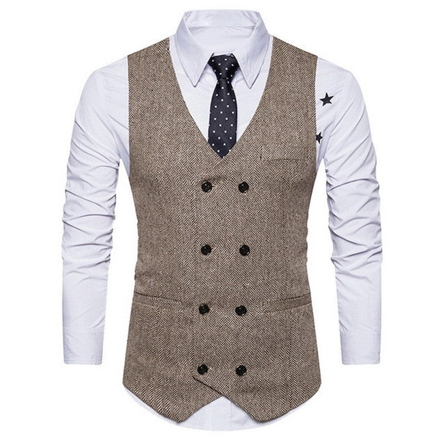HEFLASHOR 2019 Men's Fashion Slim Suits Men's Business Casual Clothing Groomsman Three-piece Suit Blazers Jacket Pants Sets