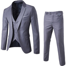 Load image into Gallery viewer, 2019 Male Suits Blazer Slim Business Formal Dress Waistcoat Groom Man Suit Exquisite Weeding Office Pants Set Thin Blazer