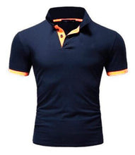 Load image into Gallery viewer, Mens Polo Shirt 2019 New Summer Short Sleeve Turn-over Collar Slim Tops Casual Breathable Solid Color Business Shirt
