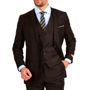 New Brand Groom Tuxedo Suit 2019 Custom Made Wine Red Men Suits Terno Slim Fit Peaked Lapel Groomsmen Men Wedding Prom Suits