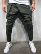 Load image into Gallery viewer, new Style Fashion Solid Men&#39;s Track Pants Slim Cuff Trousers Casual Tracksuit Casual Plain
