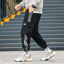 Load image into Gallery viewer, 2019 Japan Hip Hop Boy Multi-pocket Elastic Waist Design Harem Pant Men Streetwear Punk Casual Trousers Jogger Male Dancing Pant