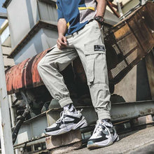 Load image into Gallery viewer, 2019 Japan Hip Hop Boy Multi-pocket Elastic Waist Design Harem Pant Men Streetwear Punk Casual Trousers Jogger Male Dancing Pant
