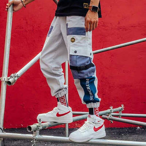 2019 Japan Hip Hop Boy Multi-pocket Elastic Waist Design Harem Pant Men Streetwear Punk Casual Trousers Jogger Male Dancing Pant