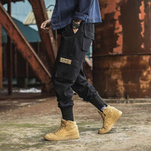 Load image into Gallery viewer, 2019 Japan Hip Hop Boy Multi-pocket Elastic Waist Design Harem Pant Men Streetwear Punk Casual Trousers Jogger Male Dancing Pant
