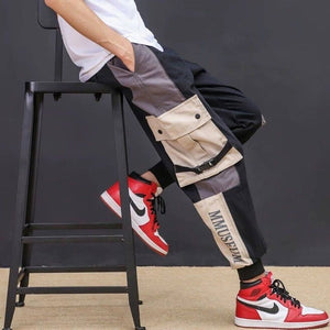 2019 Japan Hip Hop Boy Multi-pocket Elastic Waist Design Harem Pant Men Streetwear Punk Casual Trousers Jogger Male Dancing Pant