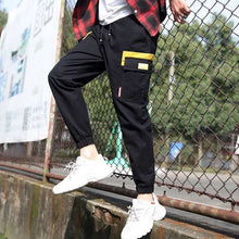 Load image into Gallery viewer, 2019 Japan Hip Hop Boy Multi-pocket Elastic Waist Design Harem Pant Men Streetwear Punk Casual Trousers Jogger Male Dancing Pant
