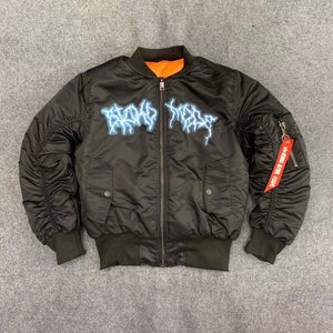 Travis Scott AstroWorld Bomber Jacket Men Women 1:1 High Quality MA-1 Coat Flight Pilot Jacket Travis Scott AstroWorld Jackets