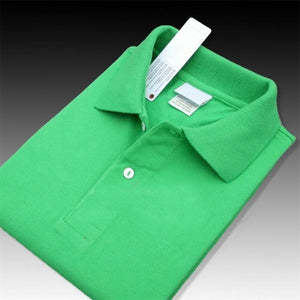 Men Summer Polo Shirt 2019 Brand Men's Fashion Cotton Short Sleeve Polo Crocodile Shirts Male Solid Jersey Breathable Tops Tees