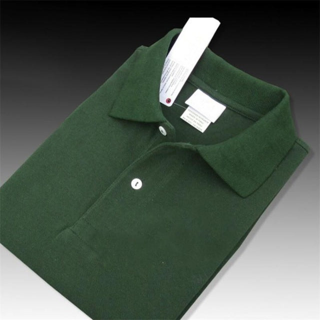 Men Summer Polo Shirt 2019 Brand Men's Fashion Cotton Short Sleeve Polo Crocodile Shirts Male Solid Jersey Breathable Tops Tees