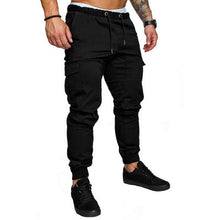 Load image into Gallery viewer, Casual Joggers Pants Solid Color Men Cotton Elastic Long Trousers Pantalon Homme Military Cargo Pants Leggings Fashion New 2019