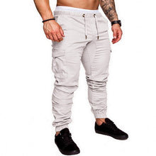 Load image into Gallery viewer, Casual Joggers Pants Solid Color Men Cotton Elastic Long Trousers Pantalon Homme Military Cargo Pants Leggings Fashion New 2019