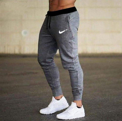 2019 Winter Latest Men's Sports Pants Men's Gym Fitness Bodybuilding Jogging Workout Pants Men's Casual Cotton Pencil Pants