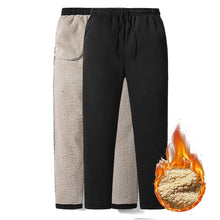 Load image into Gallery viewer, Thicken Sweatpants Winter Men&#39;s Plus Velvet Padded Trousers Slim Large Size Warm Pants Solid Trend Sports Jogges M-5XL,ZA306