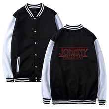 Load image into Gallery viewer, Johnny Hallyday baseball Jacket men/women uniform coat winter fashion sweatshirt warm hip hop college women Jackets clothes
