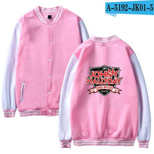 Load image into Gallery viewer, Johnny Hallyday baseball Jacket men/women uniform coat winter fashion sweatshirt warm hip hop college women Jackets clothes
