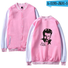 Load image into Gallery viewer, Johnny Hallyday baseball Jacket men/women uniform coat winter fashion sweatshirt warm hip hop college women Jackets clothes