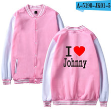 Load image into Gallery viewer, Johnny Hallyday baseball Jacket men/women uniform coat winter fashion sweatshirt warm hip hop college women Jackets clothes
