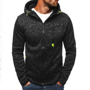 Hoodies Men Fashion Personality Zipper Sweatshirt Male Solid Hoody Tracksuit Hip Hop Autumn Hoodies Mens