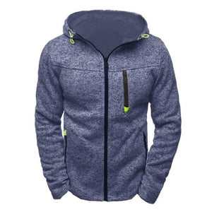 Hoodies Men Fashion Personality Zipper Sweatshirt Male Solid Hoody Tracksuit Hip Hop Autumn Hoodies Mens