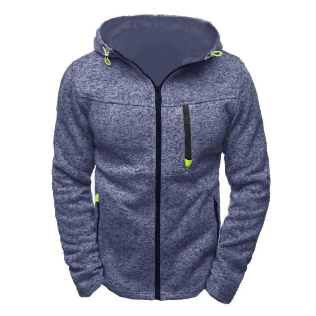 Hoodies Men Fashion Personality Zipper Sweatshirt Male Solid Hoody Tracksuit Hip Hop Autumn Hoodies Mens