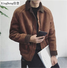 Load image into Gallery viewer, XingDeng 80s Warm Thick Jacket Men Coat Cotton-Padded Outwear Mens Coats Winter fashion Jackets Clothes plus size 3Xl