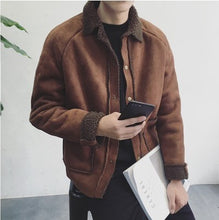 Load image into Gallery viewer, XingDeng 80s Warm Thick Jacket Men Coat Cotton-Padded Outwear Mens Coats Winter fashion Jackets Clothes plus size 3Xl